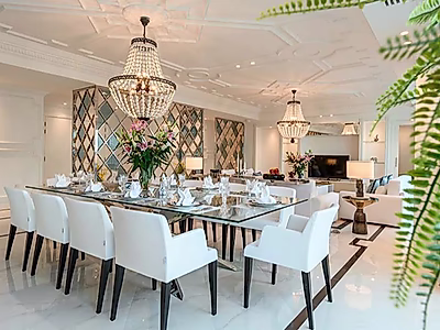 Luxurious 3-Bedroom + Maid Penthouse for Rent in West Bay