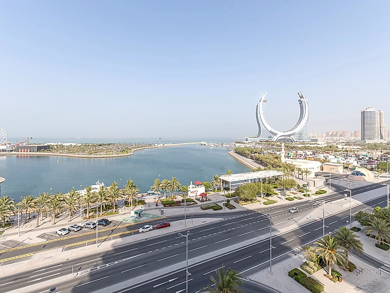 BILLS INCLUDED | FURNISHED 2BR WITH SEA VIEW IN LUSAIL MARINA - Photo 5