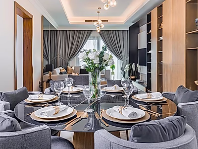 SEMI FURNISHED 2BR APARTMENT IN THE PEARL