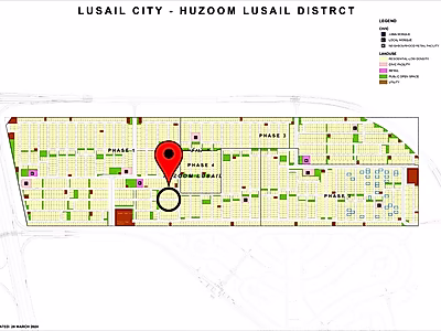 480 SQM Villa Plot for Sale in Huzoom Lusail