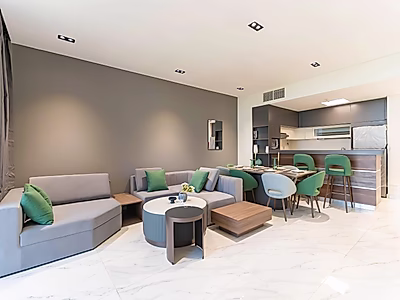 Luxury 2-Bedroom Apartment with Scenic Crescent Garden View