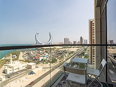1-Bedroom Apartment with Full Sea View – Le Mirage Tower, Lusail Marina