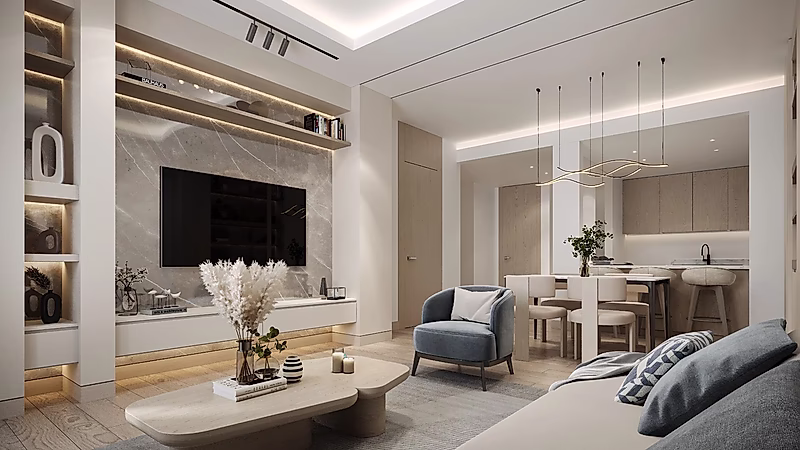 Splendid 1BHK Apartment | Fully Furnished | Post-Handover Payment plan - Photo 1