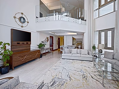 Luxury 4-Bedroom Duplex Townhouse with Private Pool & Panoramic Sea Views at St. Regis Marsa Arabia – The Pearl
