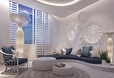 Skala Tower – Luxury 2-Bedroom Apartment with Stunning Sea View in Lusail