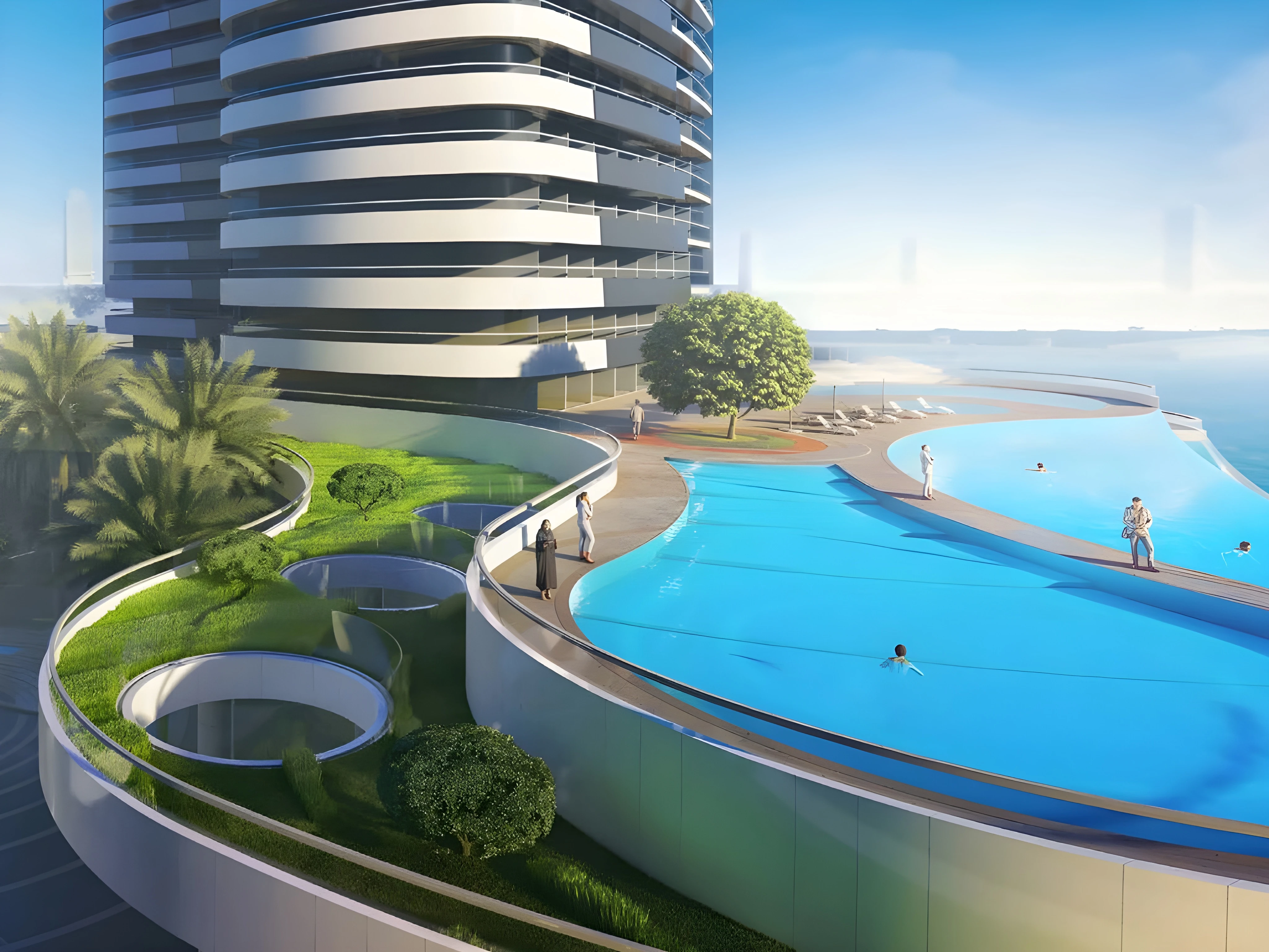 Freehold Studio for Sale in La Mer Tower – Lusail Waterfront | Residency Eligible - Photo 5