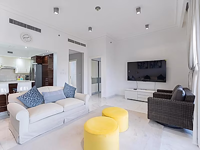 Elegant 1BR Waterfront Living | Qanat Quartier
