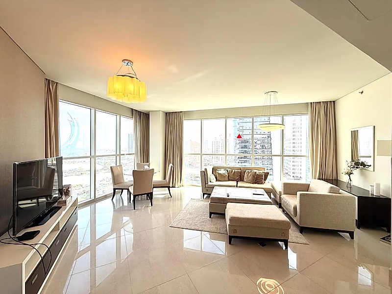 GREAT INVESTMENT | SEA VIEW | 1BR LUSAIL MARINA - Photo 6