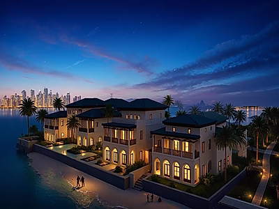 LUXURY VILLA WITH PRIVATE BEACH IN THE PEARL
