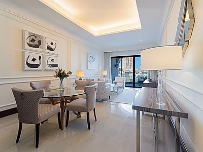 CONTEMPORARY 1 BEDROOM | LUXURIOUS LIVING SPACE | ST REGIS MARSA ARABIA