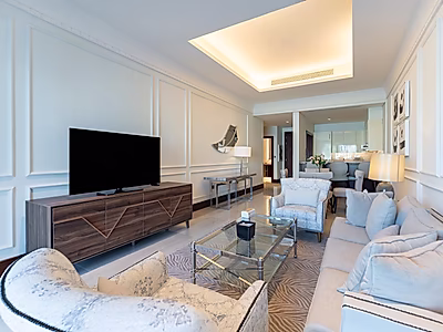 CONTEMPORARY 1 BEDROOM | LUXURIOUS LIVING SPACE | ST REGIS MARSA ARABIA