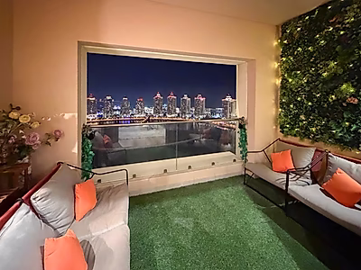 FULLY REFURBISHED 1 BEDROOM IN THE PEARL | KAHRAMAA INCLUDED!