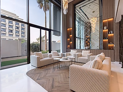 Luxury 5BR Villa + Maid & Driver | Private Pool | Rooftop | Fully Furnished | Giardino Village, The Pearl