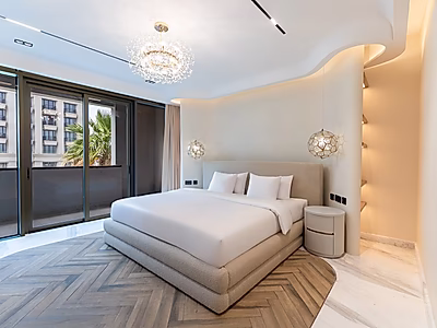 Luxury 5BR Villa + Maid & Driver | Private Pool | Rooftop | Fully Furnished | Giardino Village, The Pearl