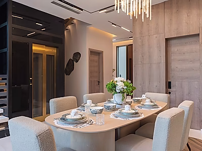 Luxury 5BR Villa + Maid & Driver | Private Pool | Rooftop | Fully Furnished | Giardino Village, The Pearl