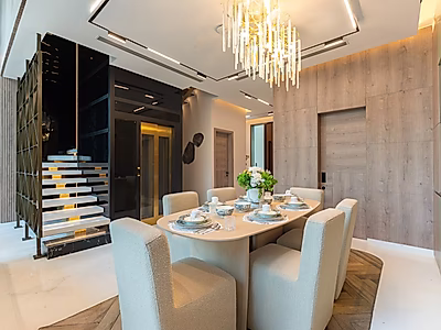 Luxury 5BR Villa + Maid & Driver | Private Pool | Rooftop | Fully Furnished | Giardino Village, The Pearl