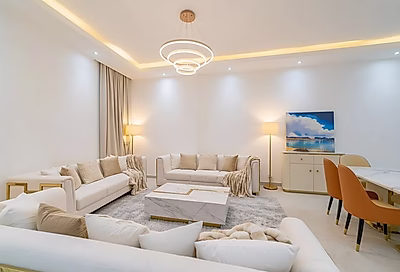 Sea View & Next to Vendome Mall | Chic 1BR Apartment | Entertainment City
