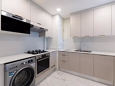 Contemporary 2BR Apartment with Elegant Touches