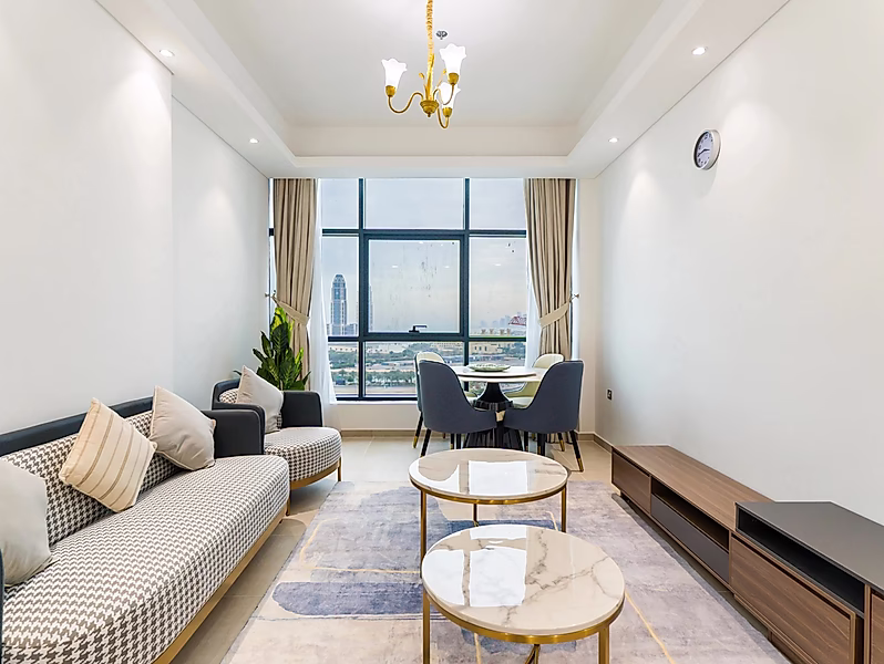 BRAND NEW & RENTED 2-BR HIGH FLOOR | MURANO TOWER | LUSAIL MARINA INVESTMENT - Photo 1