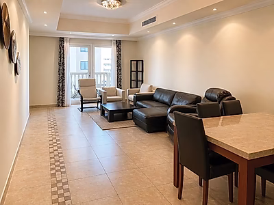 2-Bedroom Apartment for Sale in Porto Arabia | Dual Balconies & Prime Location