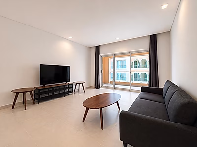 Fully Furnished Studio | Al Mutahidah Tower | Premium Living in The Pearl