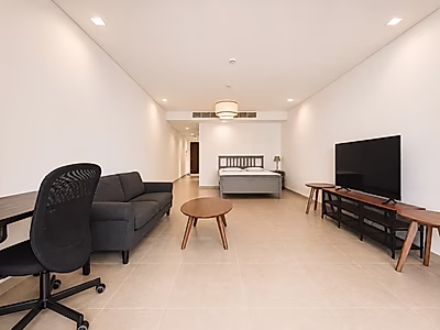 Fully Furnished Studio | Al Mutahidah Tower | Premium Living in The Pearl