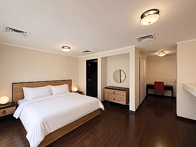 Mesmerizing 1BR FF duplex with Contemporary Elegance