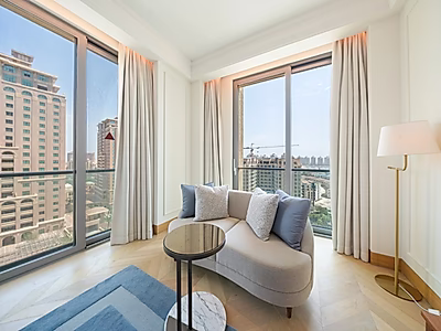SEA VIEWS! BILLS INCLUDED 2 BEDROOM + MAID LUXURY APARTMENT