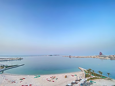 2BR Sea View Apartment | Beach Access | Lusail Waterfront