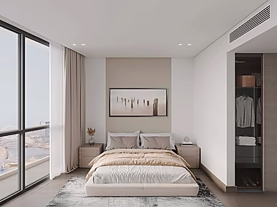 Full sea view 3 bedrooms apartment in the most luxurious area in Lusail