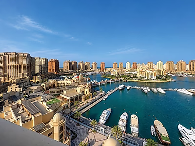 1 Bedroom in Porto Arabia | Direct Full Marina Views - Tittle Deed Ready
