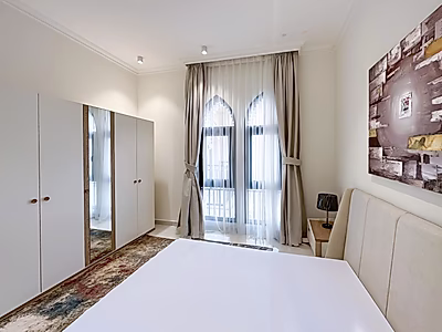 Sophisticated 1BR with Elegant Interiors