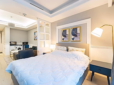 Exquisite Urban Living: Premium Furnished 1BR in Bin Al Sheikh Towers, Al Sadd