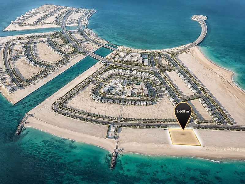 PRIME BEACHFRONT LAND | QETAIFAN SOUTH 3, LUSAIL | 2,667 SQM - Photo 1
