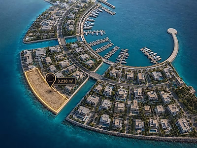 Prime Waterfront Land in Qateifan Island