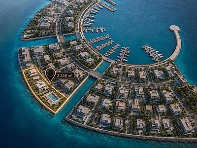 Prime Waterfront Land in Qateifan Island