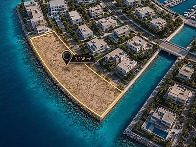 Prime Waterfront Land in Qateifan Island