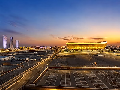 Furnished 2-Bedroom Freehold Apartment with Stunning Stadium View in Lusail, Erkiyah