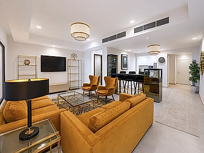 The Largest 1-Bedroom in Mutahidah Towers | 141 SQM | Full Sea & West Bay Views | Luxury Furnished