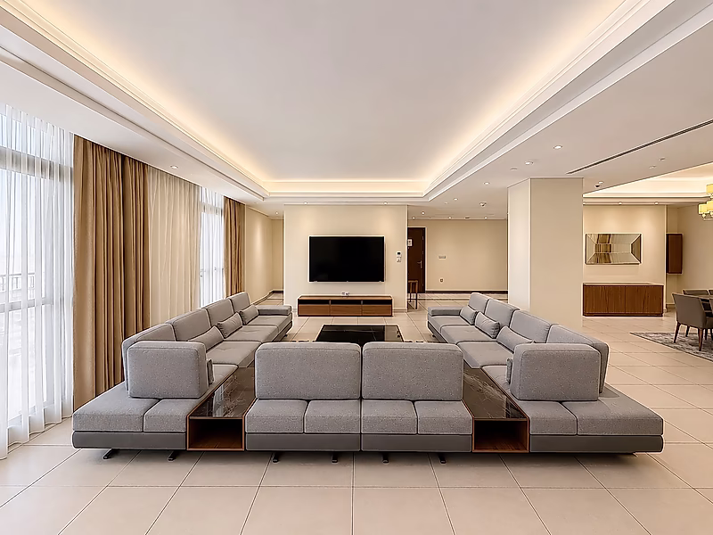 5-Bedroom Penthouse with Panoramic Qatar Views & 5-Star Amenities - Photo 2