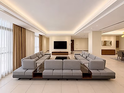 5-Bedroom Penthouse with Panoramic Qatar Views & 5-Star Amenities