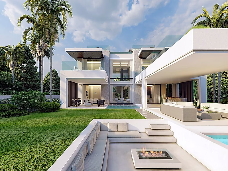 Villa Erina | Ultra-Luxury Villa in Marbella Golden Mile | 7 Bedrooms | Private Rooftop & Heated Pool - Photo 4