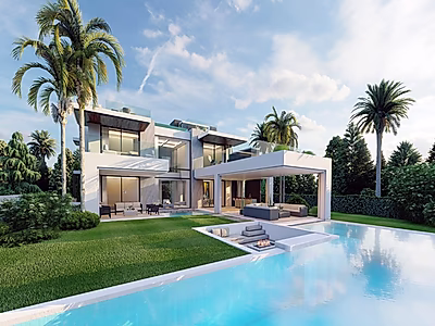 Villa Erina | Ultra-Luxury Villa in Marbella Golden Mile | 7 Bedrooms | Private Rooftop & Heated Pool