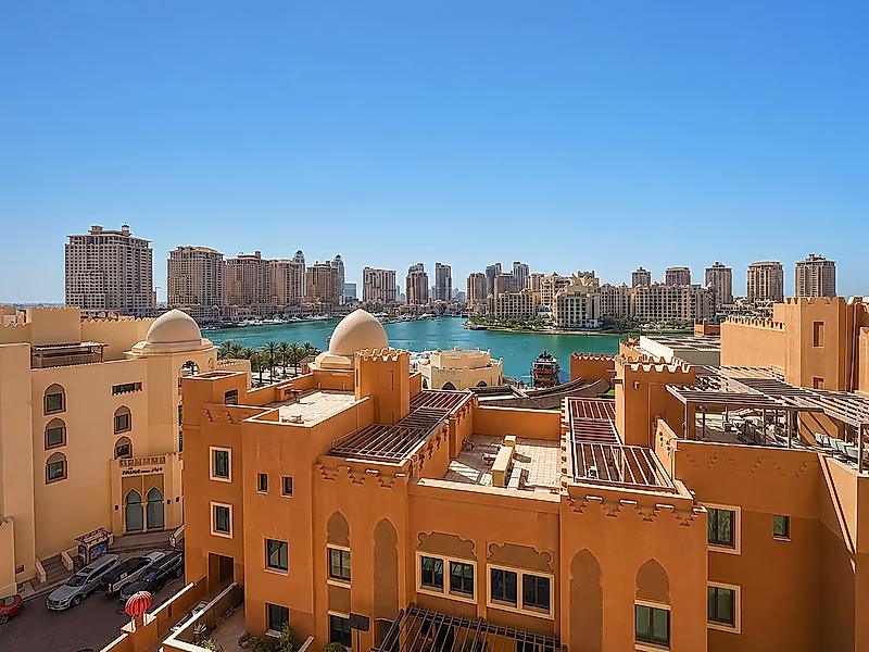 شقة رائعة بغرفتي نوم | إطلالة كاملة على المرسى | تصميم واسع | برج بورتو أرابيا المتميز - Photo 2