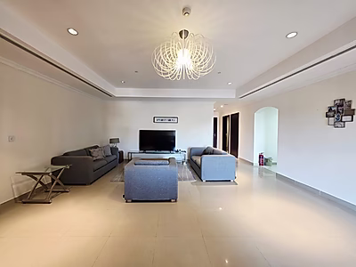 Fully Furnished 2-Bedroom Apartment – Porto Arabia with Marina-View Balcony