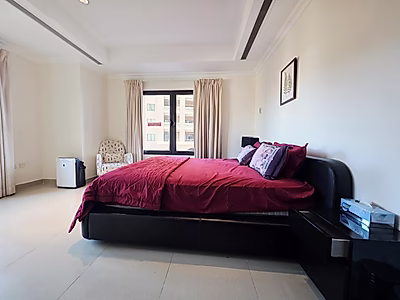 Fully Furnished 2-Bedroom Apartment – Porto Arabia with Marina-View Balcony