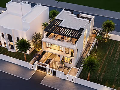 LUXURY CORNER VILLA | QETAIFAN NORTH | 5 BEDROOMS | BASEMENT | HANDOVER IN 4 MONTHS