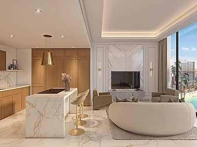 Luxury Apartment in Azizi Venice | 99 sqm | QAR 2,586,000 | Flexible Payment Plan