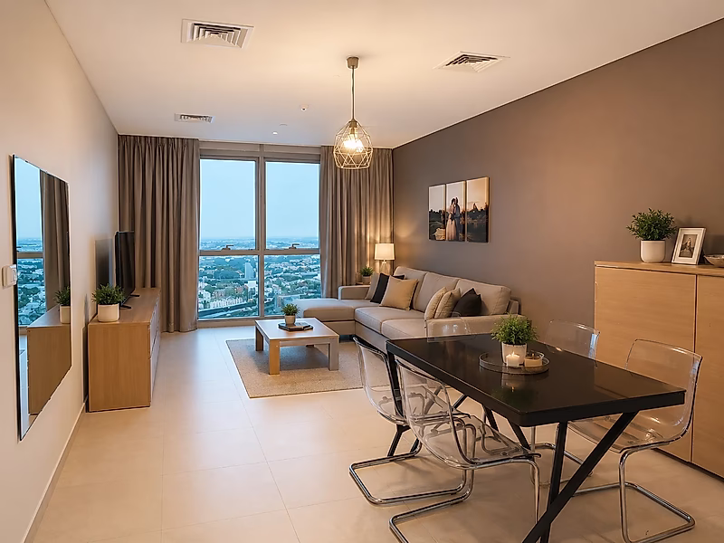 Luxurious 2BR+Maid | Contemporary Elegance - Photo 4