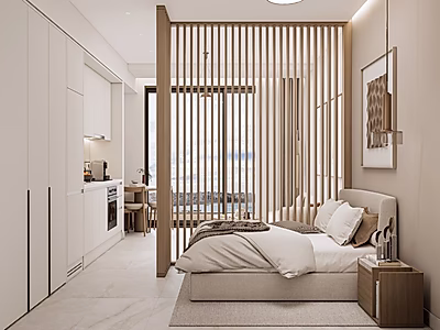 6th-Floor Corner Sea View Studio | Elevated Waterfront Living in Piraeus, Athens